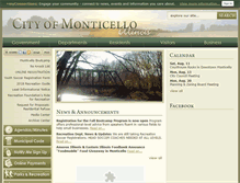 Tablet Screenshot of monticelloillinois.net